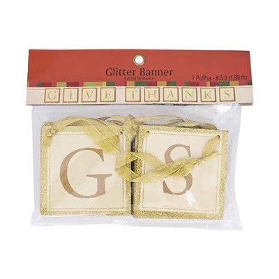 Fana ka Thanks Glitter Banner Set